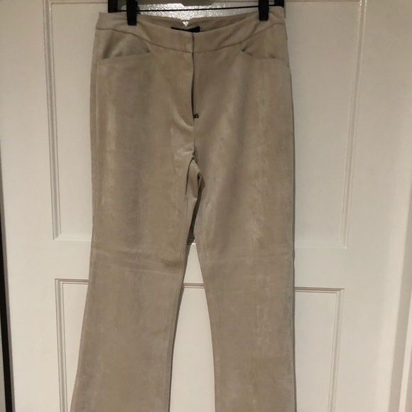 BCBGMaxAzria Pants - BCBG Steph faux suede flare pants BCBGMaxAzria Pants - BCBG Steph faux suede flare pants